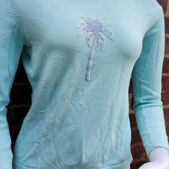 J.McLaughlin palm tree hoodie S‎ - Picture 3 of 8